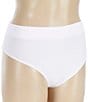 Color:White - Image 1 - Retro Seamless Cooling Thong Panty