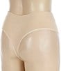 Color:Doeskin - Image 2 - Retro Seamless Cooling Thong Panty