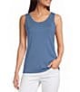 Modern Movement Reversible V-Neck Scoop Back Everyday Crepe Tank - Image 3