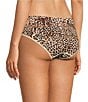 Modern Movement Seamless Leopard Print Hipster Panty, Color:Leopard - Image 2