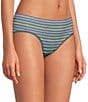 Color:Grisaille Multi Stripe - Image 1 - Seamless Multi Stripe Hipster Panty