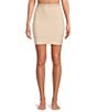 Color:Taupe - Image 1 - Smoothing Lace Waist Shaping Half Slip