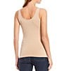 Modern Movement Solid Seamless Reversible Micro Knit Tank, Color:Sable Rose - Image 4