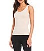 Modern Movement Solid Seamless Reversible Micro Knit Tank, Color:Peach Whip - Image 3