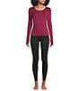Modern Movement Warmwear Long Sleeve Scoop Neck Top - Image 6
