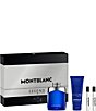Montblanc Legend Blue Eau de Parfum 4-Piece Gift Set,New Products : American Fashion Style Bags On Sale