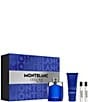 Montblanc Legend Blue Eau de Parfum 4-Piece Gift Set - Image 1