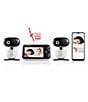 Color:No Color - Image 1 - Pip 1610 5.0#double; Wi-Fi® HD Motorized Video 2 Cameras Baby Monitor