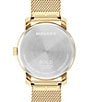 Movado Bold Men's Access Quartz Analog Ionic Plated Gold Mesh Bracelet Watch, Color:Gold - Image 3