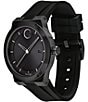 Color:Black - Image 2 - Bold Men's Black Swiss Quartz Fusion Watch