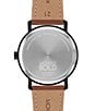 Movado Bold Men's Evolution 2.0 Quartz Analog Leather Strap Watch, Color:Cognac - Image 3