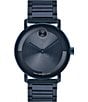 Color:Blue - Image 1 - Bold Men's Evolution 2.0 Quartz Analog Stainless Steel Bracelet Watch