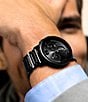 Color:Black - Image 4 - Bold Men's Evolution 2.0 Quartz Chronograph Black Tone Stainless Steel Bracelet Watch