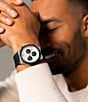 Color:Black - Image 5 - Bold Men's Fusion Quartz Chronograph Black Silicone Strap Watch