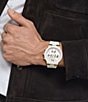 Color:White - Image 4 - Bold Men's Fusion Quartz Chronograph White Silicone Strap Watch