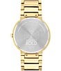 Color:Gold - Image 2 - Bold Men's Quartz Analog Gold Stainless Steel Bracelet Watch