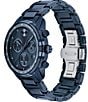 Color:Blue - Image 3 - Bold Men's Verso Chronograph Bracelet Watch