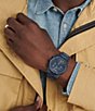 Color:Blue - Image 4 - Bold Men's Verso Chronograph Bracelet Watch