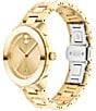 Color:Gold - Image 2 - Bold Women's Verso Gold-Tone Stainless Steel Bracelet Watch
