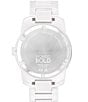 Color:White - Image 2 - Bold Men's Verso Quartz Analog White Ceramic Bracelet Watch
