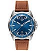 Movado Bold Men's Verso S Edition Quartz Analog Leather Strap Watch - Image 1