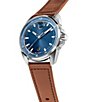 Movado Bold Men's Verso S Edition Quartz Analog Leather Strap Watch - Image 3