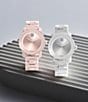Color:Pink - Image 6 - Bold Mid Size Blush Ceramic Watch