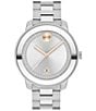 Color:Silver - Image 1 - BOLD Verso Stainless Steel Bracelet Watch