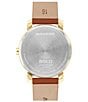 Movado Bold Women's Access Quartz Analog Cognac Leather Strap Watch, Color:Cognac - Image 3