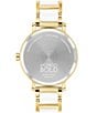 Color:Gold - Image 3 - Bold Women's Evolution 2.0 Quartz Analog Two Tone Stainless Steel and Ceramic Bracelet Watch