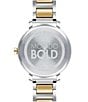 Color:Two Tone - Image 3 - Bold Women's Evolution Two-Tone Swiss Quartz Watch