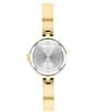 Movado Bold Women's Quartz Analog Mini Bangle Bracelet Watch - Image 2