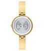 Color:Gold - Image 3 - Bold Women's Swiss Quartz Gold Bangle Bracelet Watch