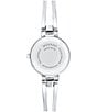 Color:Silver - Image 3 - Double Bar Bangle Amorosa Watch with Diamond Detail