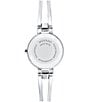 Color:Silver - Image 3 - Double Bar Bangle Style Amorosa Watch