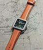 Movado Men's Heritage Series 1917 Automatic Leather Strap Watch - Image 5