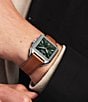 Movado Men's Heritage Series 1917 Automatic Leather Strap Watch - Image 6