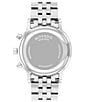 Color:Silver - Image 3 - Men's Museum Classic Quartz Chronograph Stainless Steel Bracelet Watch