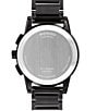 Color:Black - Image 2 - Men's Museum Sport Chronograph Black Stainless Steel Bracelet Watch