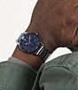 Color:Gunmetal - Image 4 - Men's Museum Sport Chronograph Gunmetal Stainless Steel Bracelet Watch