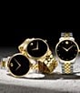 Movado Museum Classic Gold-Toned Link Bracelet Watch, Color:Gold-Tone - Image 4