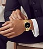 Movado Museum Classic Gold-Toned Link Bracelet Watch, Color:Gold-Tone - Image 6