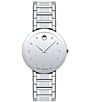 Color:Silver - Image 1 - Sapphire Bracelet Watch