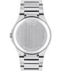 Color:Silver - Image 2 - SE Black Sunray Dial Stainless Steel Bracelet Watch