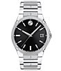 Movado SE Sunray Dial Stainless Steel Bracelet Watch, Color:Silver/Black - Image 1