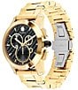 Color:Gold - Image 3 - Men's Vizio Chronograph Bracelet Watch