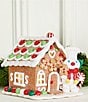 Mr. Bingle Light-Up Mr. Bingle Baker Gingerbread House Figurine - Image 1
