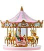 Mr. Christmas 12#double; Animated & Musical Pink Crystal Carousel - Image 2
