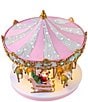 Mr. Christmas 12#double; Animated & Musical Pink Crystal Carousel - Image 3