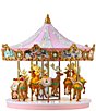 Mr. Christmas 12#double; Animated & Musical Pink Crystal Carousel - Image 1